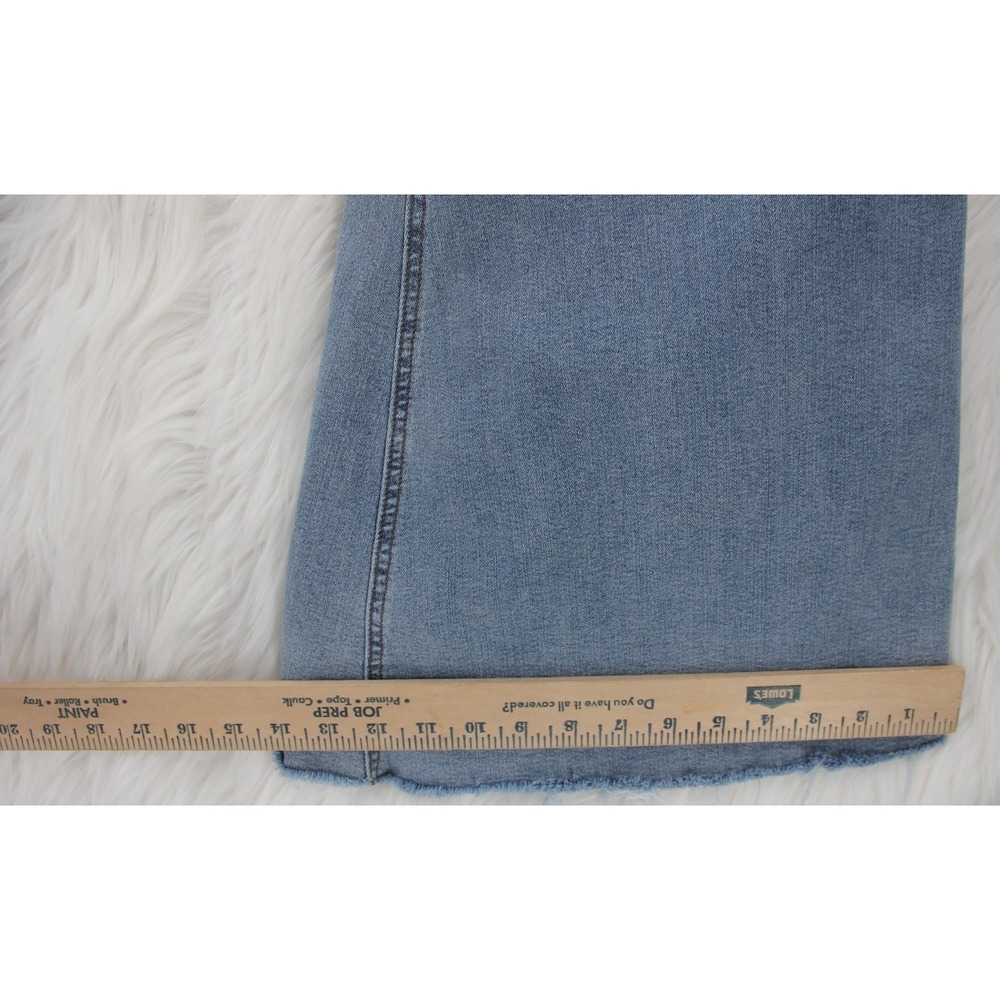 Cato Est 1946 Denim Womens 26W Flare Leg Jeans Brown Patchwork Inset Boho Gypsy - Picture 5 of 12